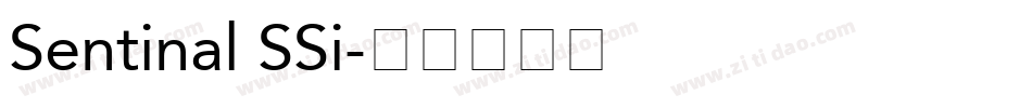 Sentinal SSi字体转换